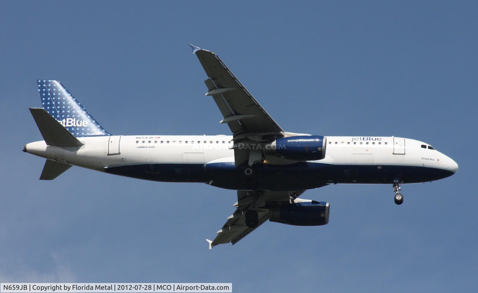 N659JB, 2007 Airbus A320-232 C/N 3190, Jet Blue A320