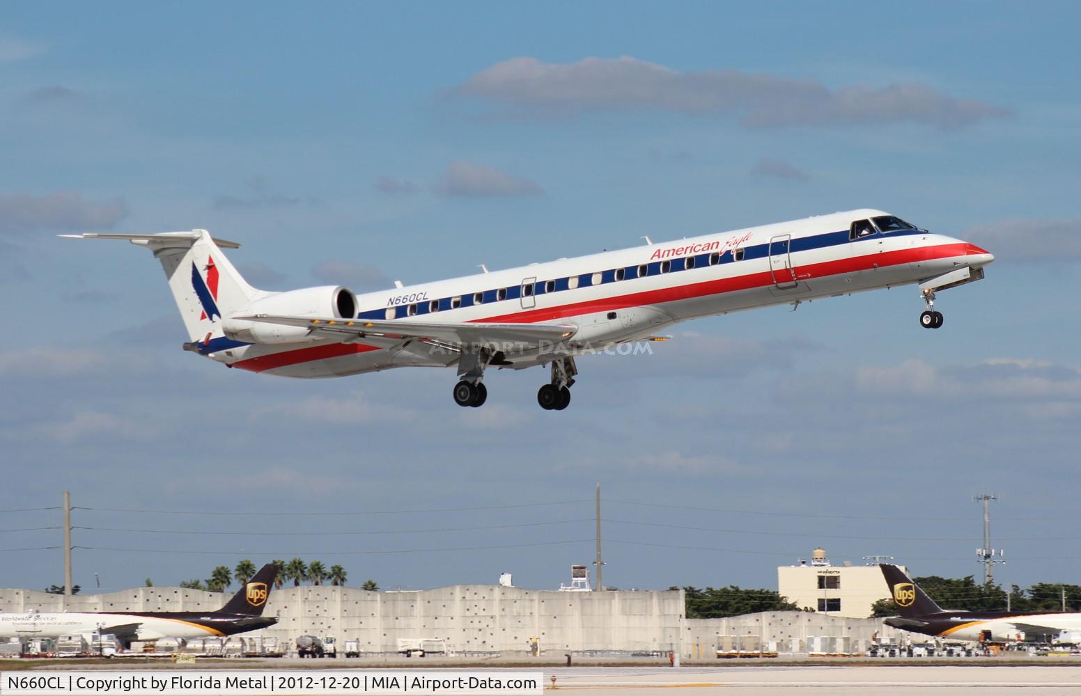 N660CL, 2003 Embraer ERJ-145LR (EMB-145LR) C/N 145764, American Eagle E145