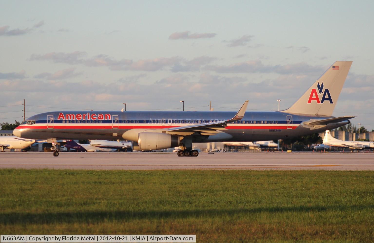 N663AM, 1992 Boeing 757-223 C/N 25297, American 757