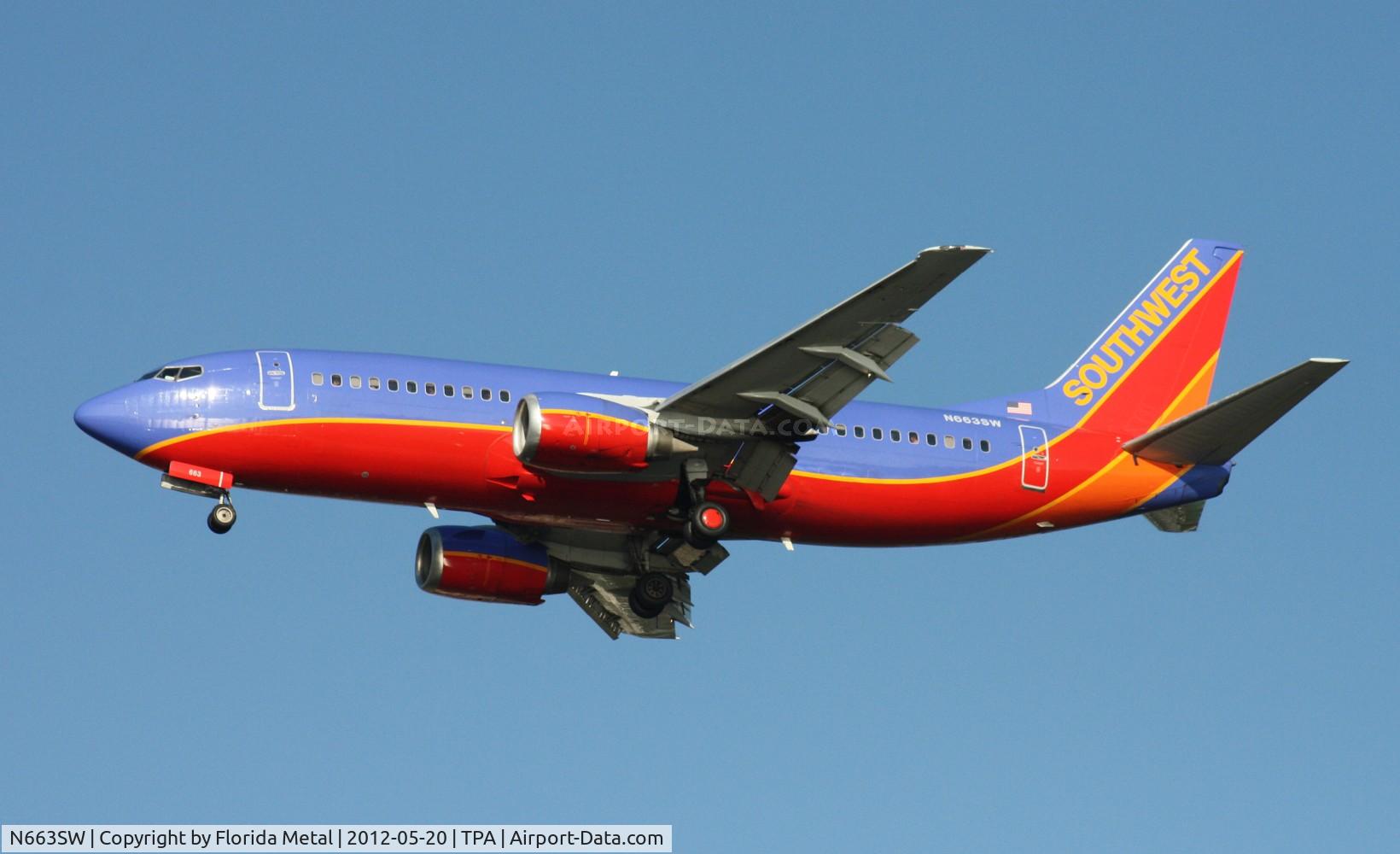 N663SW, 1985 Boeing 737-3Q8 C/N 23256, Southwest 737-300