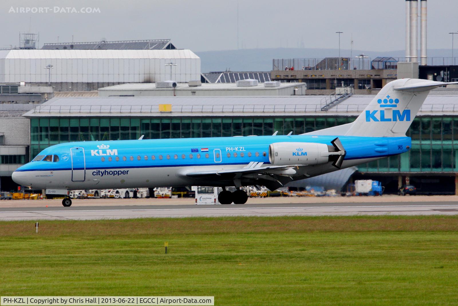 PH-KZL, 1995 Fokker 70 (F-28-0070) C/N 11536, KLM Cityhopper
