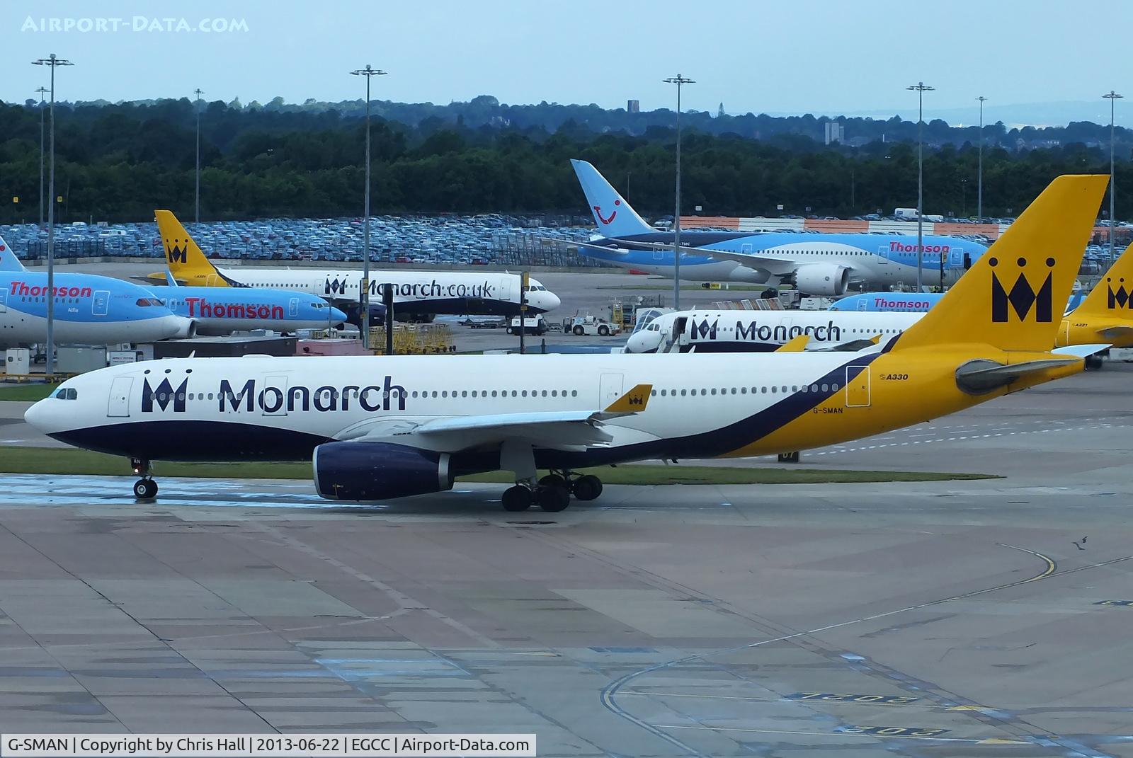 G-SMAN, 1999 Airbus A330-243 C/N 261, Monarch