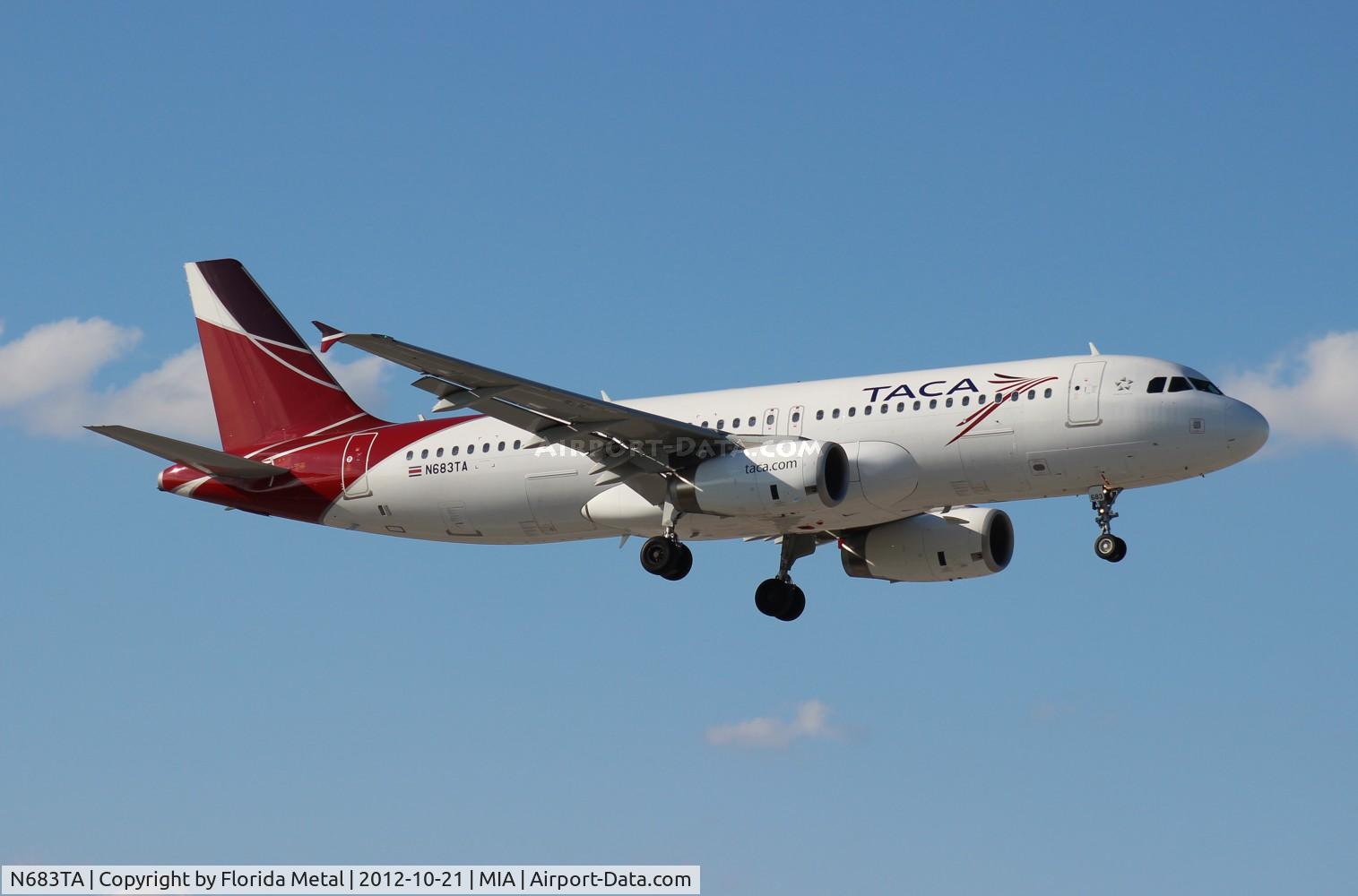 N683TA, 2011 Airbus A320-233 C/N 4906, Taca A320