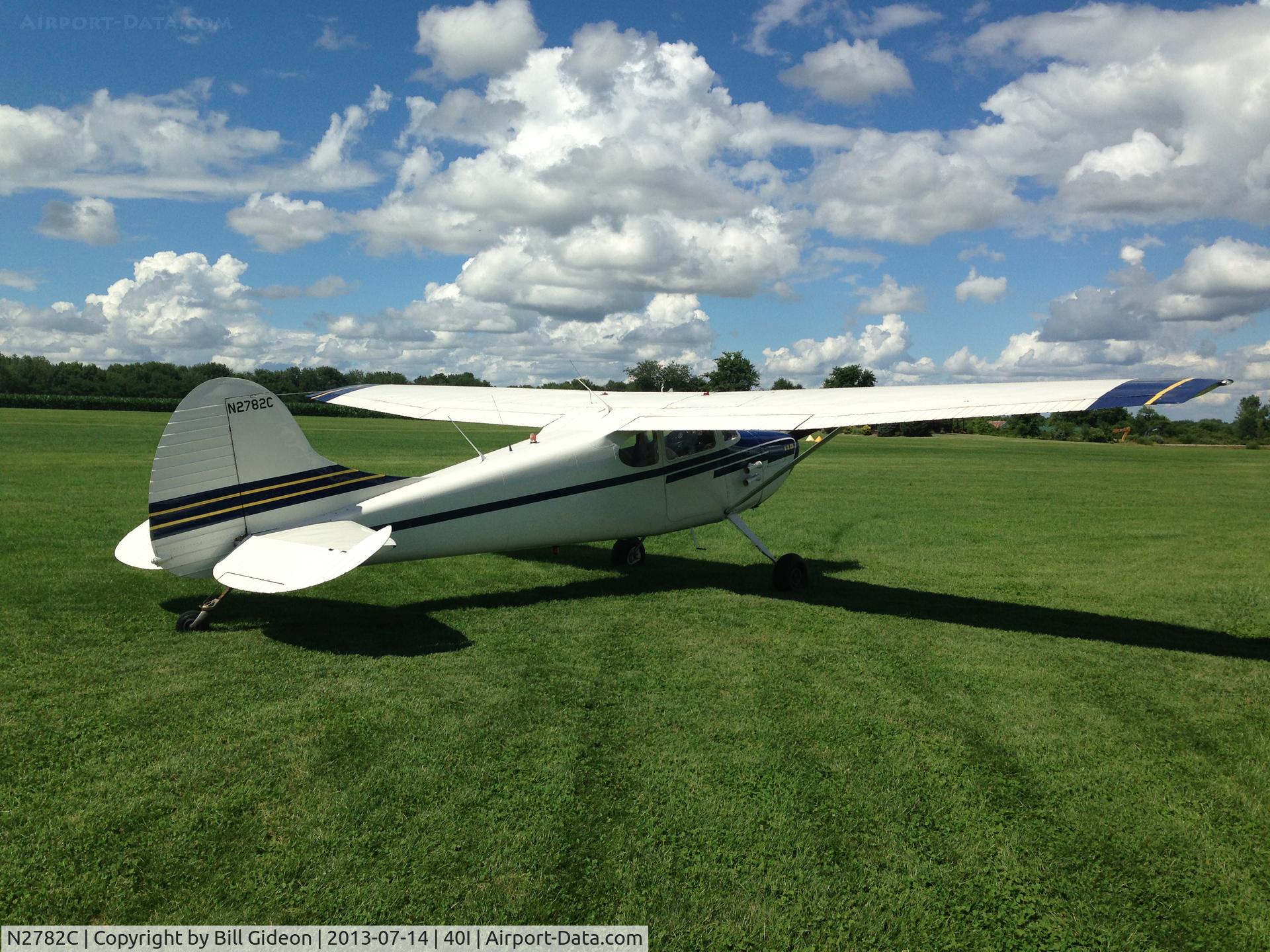 N2782C, 1954 Cessna 170B C/N 26326, Red Stewart Airfield, Waynesville, Ohio