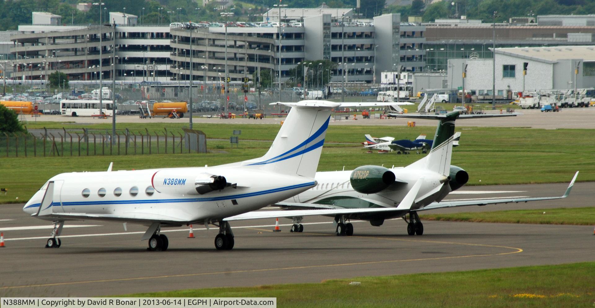 N388MM, 1986 Gulfstream Aerospace G-1159A Gulfstream III C/N 490, Located at the remote parking stand - Block 30.