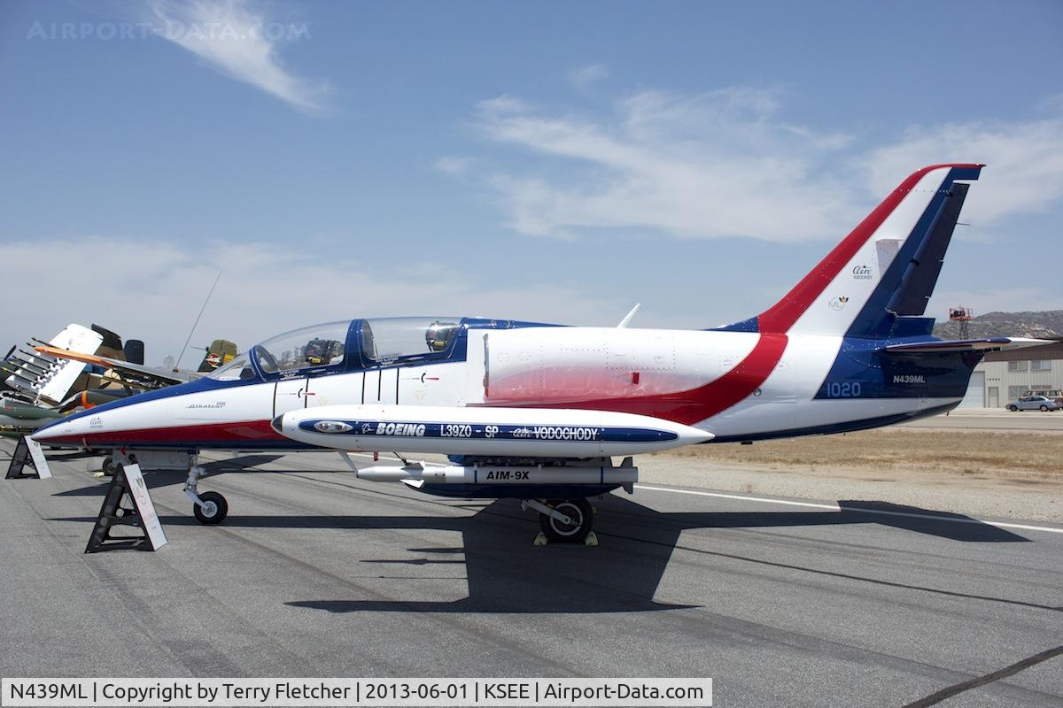 N439ML, 1979 Aero L-39Z0 Albatros C/N 731020, At 2013 Wings Over Gillespie Airshow , San Diego , California