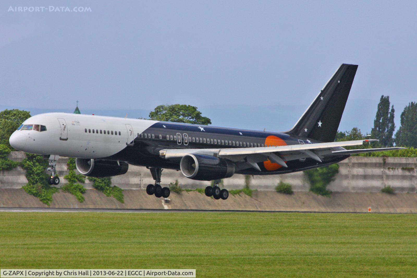 G-ZAPX, 2000 Boeing 757-256 C/N 29309, Titan Airways