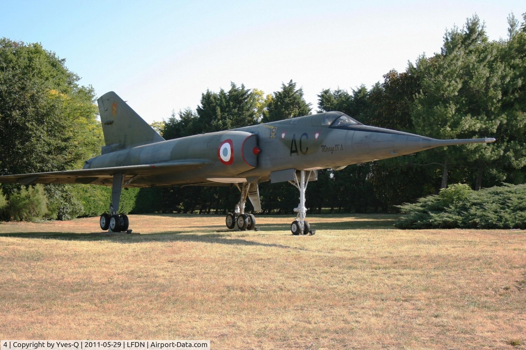 4, Dassault Mirage IVA C/N 4, Dassault Mirage IV-A,  Rochefort-St Agnant AB 721 (LFDN-RCO)