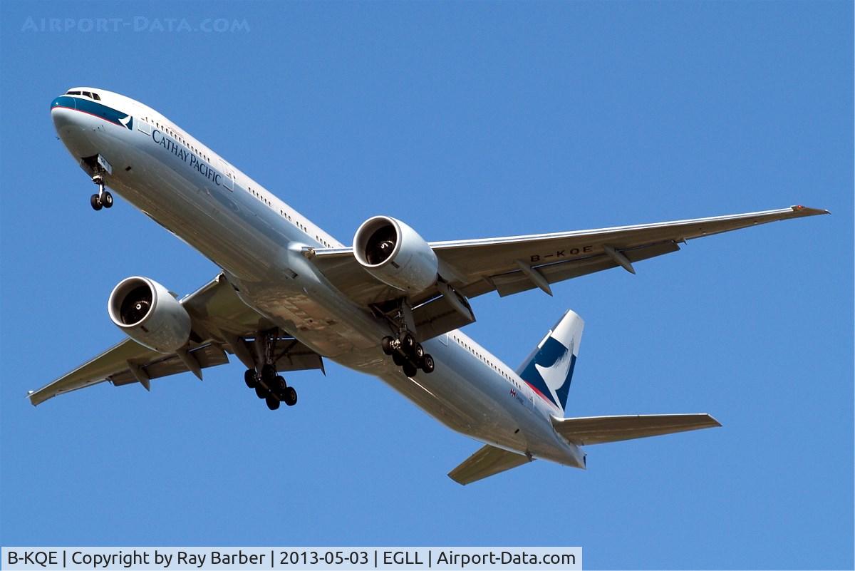 B-KQE, 2013 Boeing 777-367/ER C/N 41432, Boeing 777-367ER [41432] (Cathay Pacific Airways) Home~G 03/05/2013. On approach 27R.