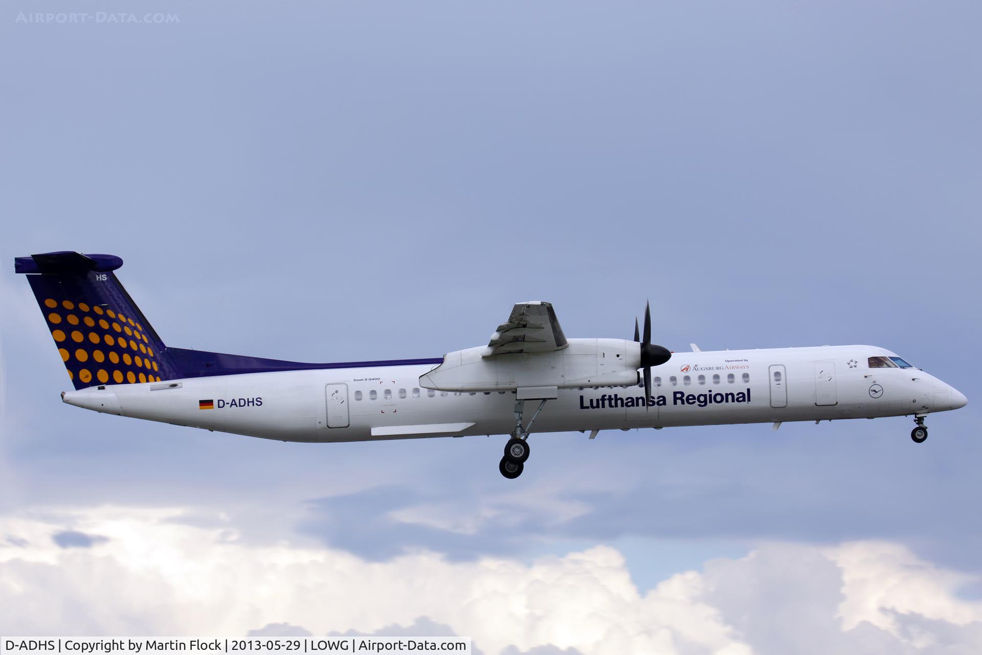 D-ADHS, 2001 De Havilland Canada DHC-8-402Q Dash 8 C/N 4044, .....