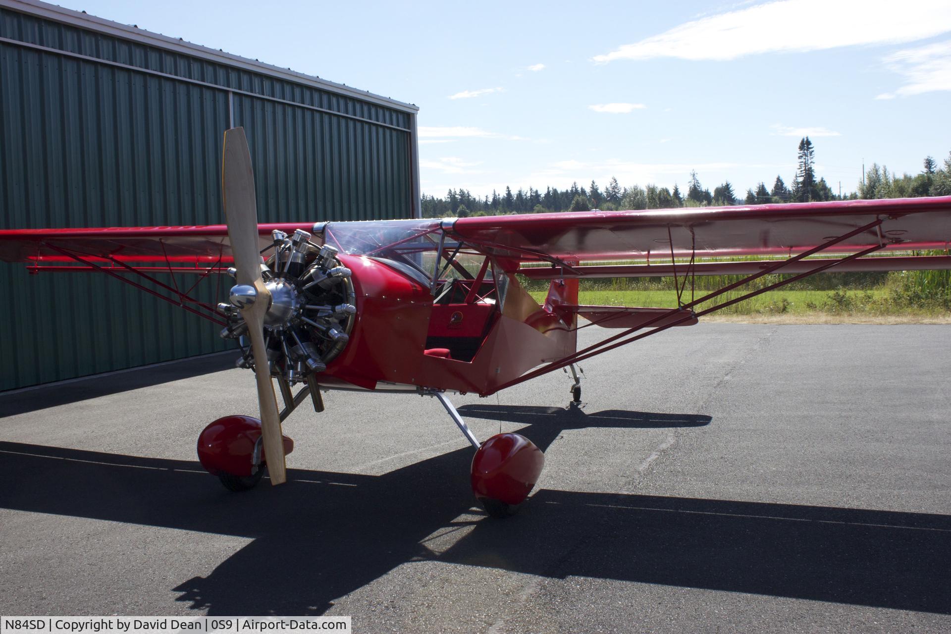 N84SD, Skystar Kitfox Classic 4 C/N 001, Kitfox 4 Rotec R-2800 powered built by David Dean, now owned by Tom Dillman.
