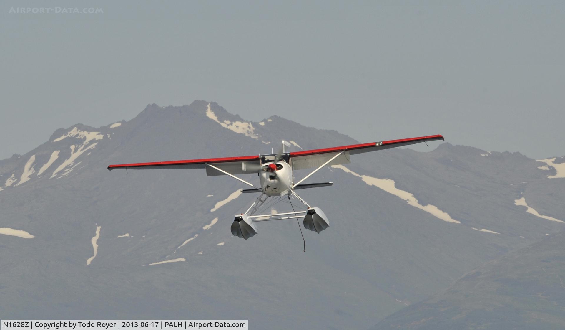 N1628Z, 1962 Cessna 185A Skywagon C/N 185-0428, On final at Lake Hood