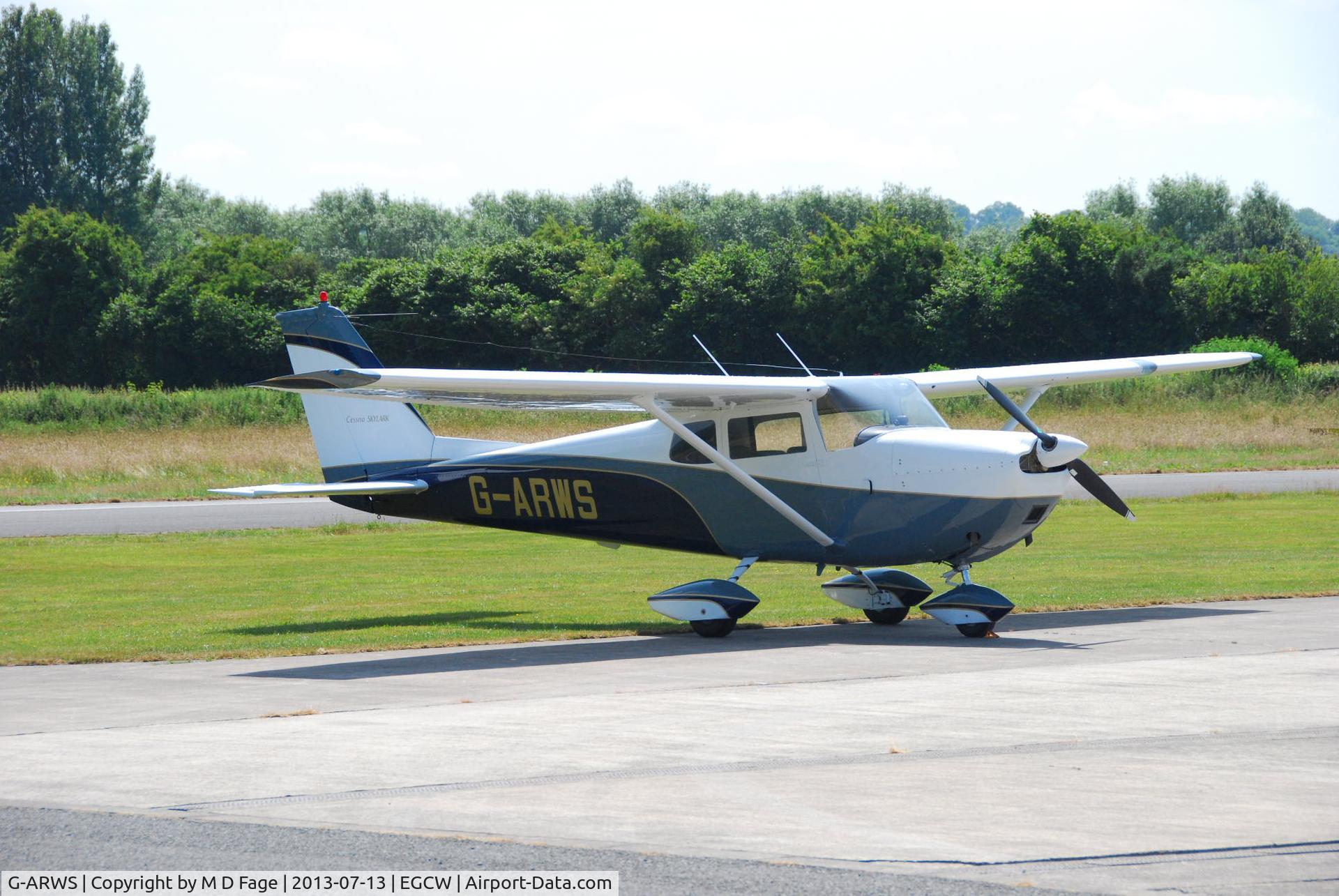 G-ARWS, 1962 Cessna 175C Skylark C/N 17557102, G-ARWS in new clothes.