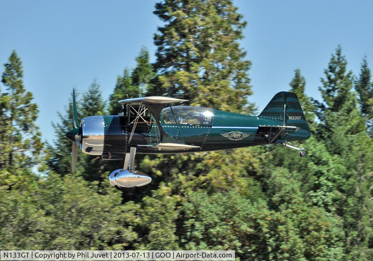 N133GT, 2004 Pitts Model 12 C/N 137, Low pass at the Nevada County Airfest.