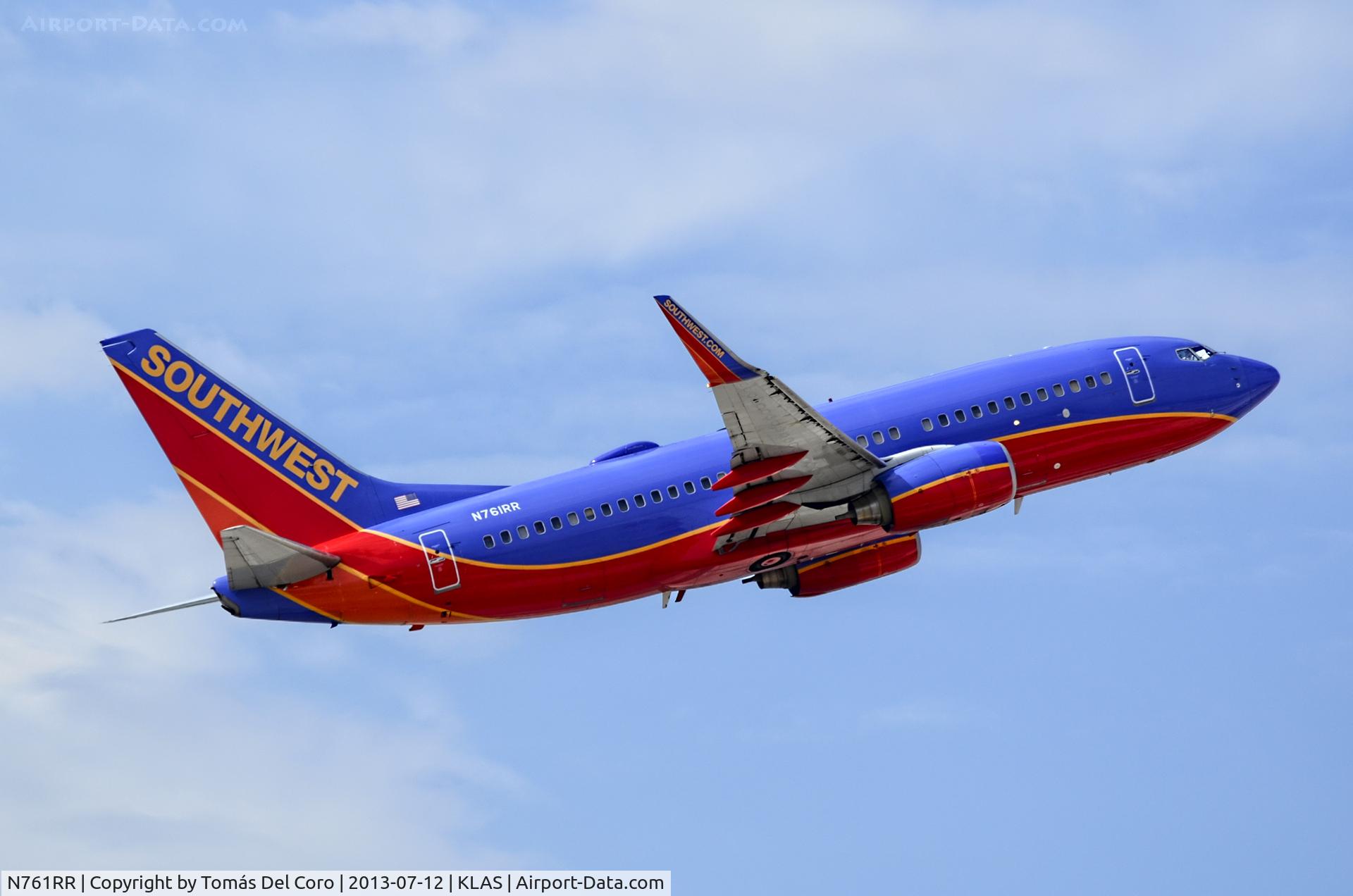 N761RR, 2000 Boeing 737-7H4 C/N 27875, N761RR  Southwest Airlines Boeing 737-7H4  (cn 27875/495)

McCarran International Airport (KLAS)
Las Vegas, Nevada
TDelCoro
July 12, 2013