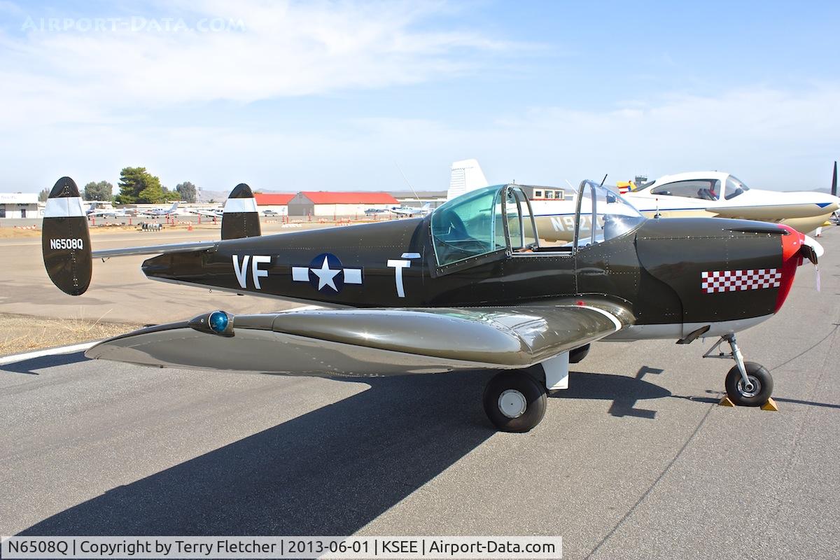 N6508Q, 1966 Alon A2 Aircoupe C/N A-108, At 2013 Wings Over Gillespie Airshow , San Diego , California