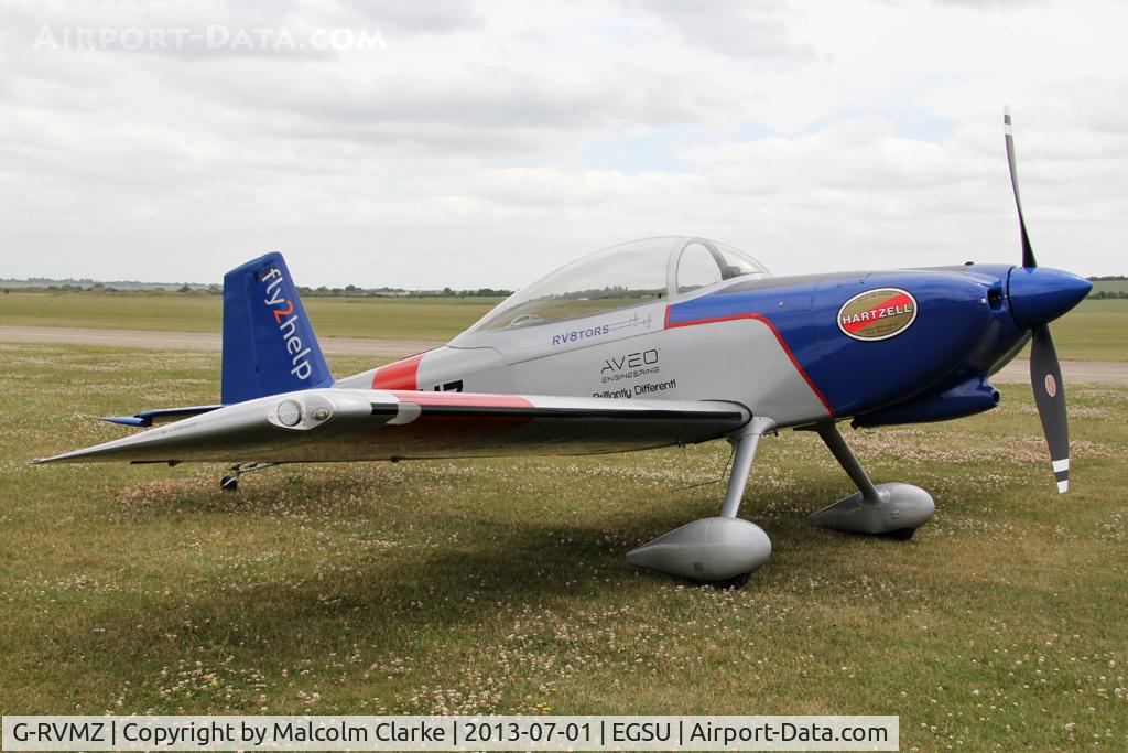 G-RVMZ, 2001 Vans RV-8 C/N PFA 303-13395, Vans RV-8. Duxford Airfield July 1 2013.