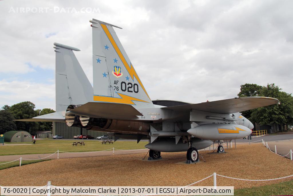 76-0020, 1976 McDonnell Douglas F-15A Eagle C/N 0199/A172, McDonnell Douglas F-15A Eagle, American Air Museum, Duxford Airfield, July 2013.