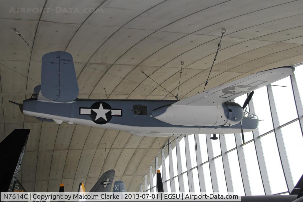 N7614C, 1944 North American B-25J Mitchell C/N 108-37246, North American B-25J Mitchell, American Air Museum, Duxford Airfield, July 2013.
