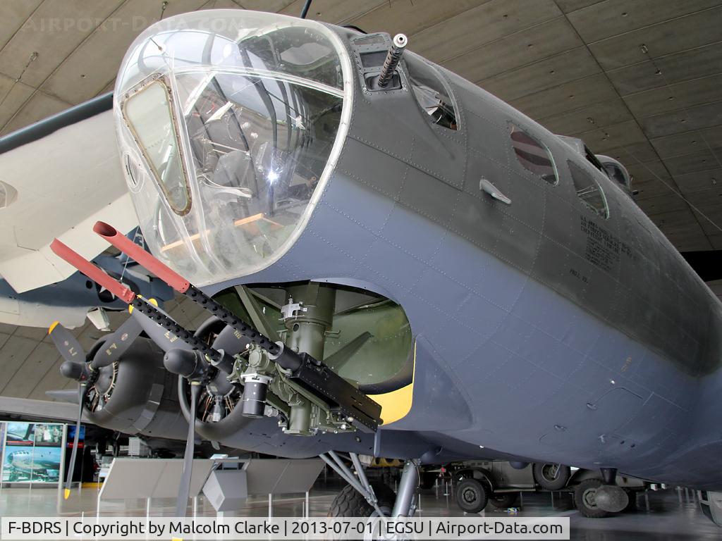 F-BDRS, 1942 Boeing B-17G Flying Fortress C/N 32376, Boeing B-17G, American Air Museum, Duxford Airfield, July 2013.
