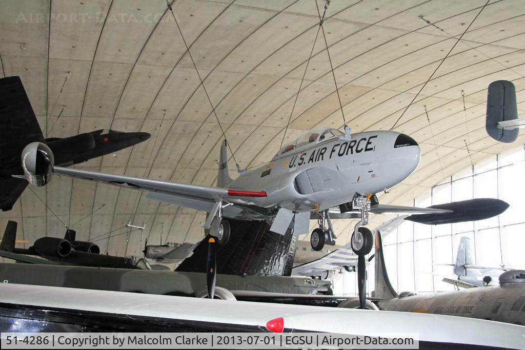 51-4286, 1951 Lockheed T-33A Shooting Star C/N 580-5581, Lockheed T33A Shooting Star. American Air Museum, Duxford Airfield, July 2013.