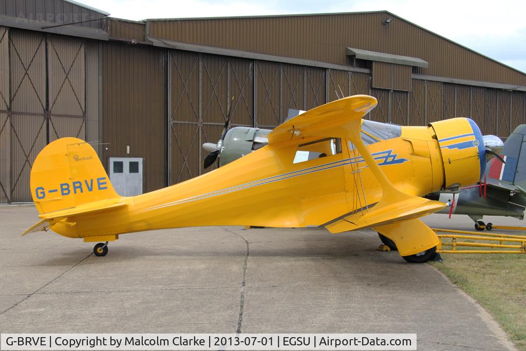 G-BRVE, 1945 Beech D17S Staggerwing C/N 6701, Beech D17S Staggerwing. At the Imperial War Museum, Duxford July 2013.