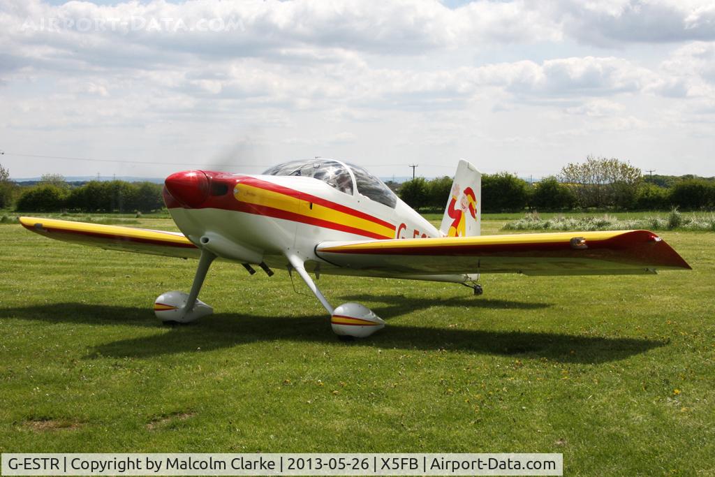 G-ESTR, 2003 Vans RV-6 C/N PFA 181A-13638, Vans RV-6. Fishburn Airfield, May 2013.