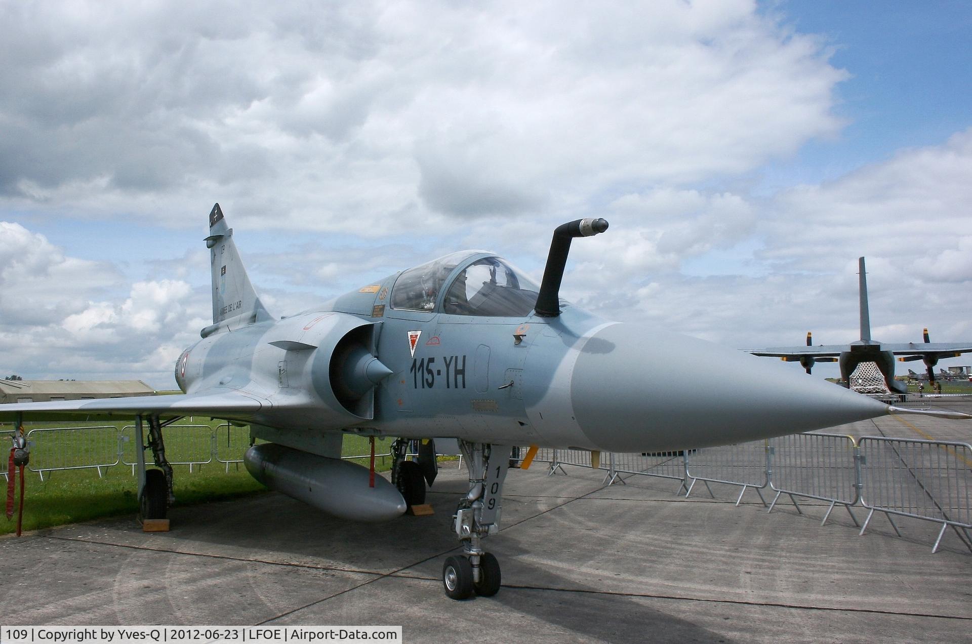 109, Dassault Mirage 2000C C/N 375, Dassault Mirage 2000C, Evreux-Fauville AB 105 (LFOE)