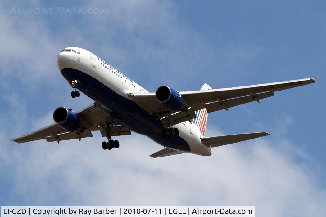 EI-CZD, 1986 Boeing 767-216 C/N 23623, Boeing 767-216ER [23623] (Transaero Airlines) Home~G 11/07/2010 On approach 27R.