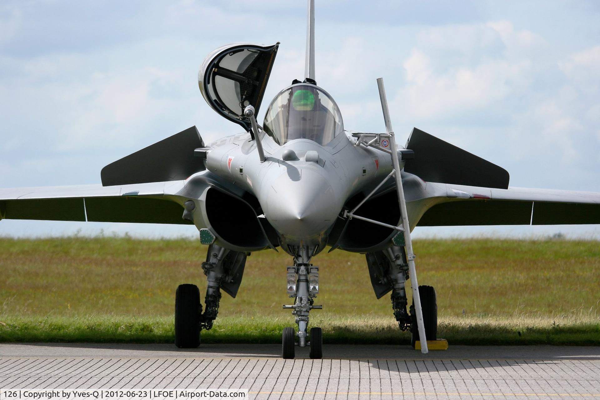 126, Dassault Rafale C C/N 126, Dassault Rafale C, Evreux-Fauville Air Base 105 (LFOE)