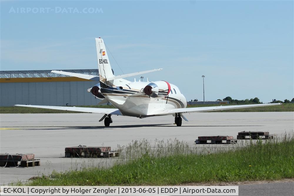 EC-KOL, 2000 Cessna 560XL Citation Excel C/N 560-5088, Resting on GAT...