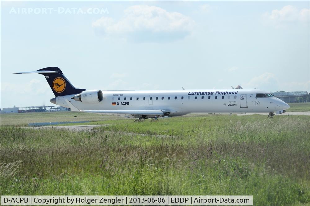 D-ACPB, 2001 Canadair CRJ-701ER (CL-600-2C10) Regional Jet C/N 10013, DUS shuttle on twy N....