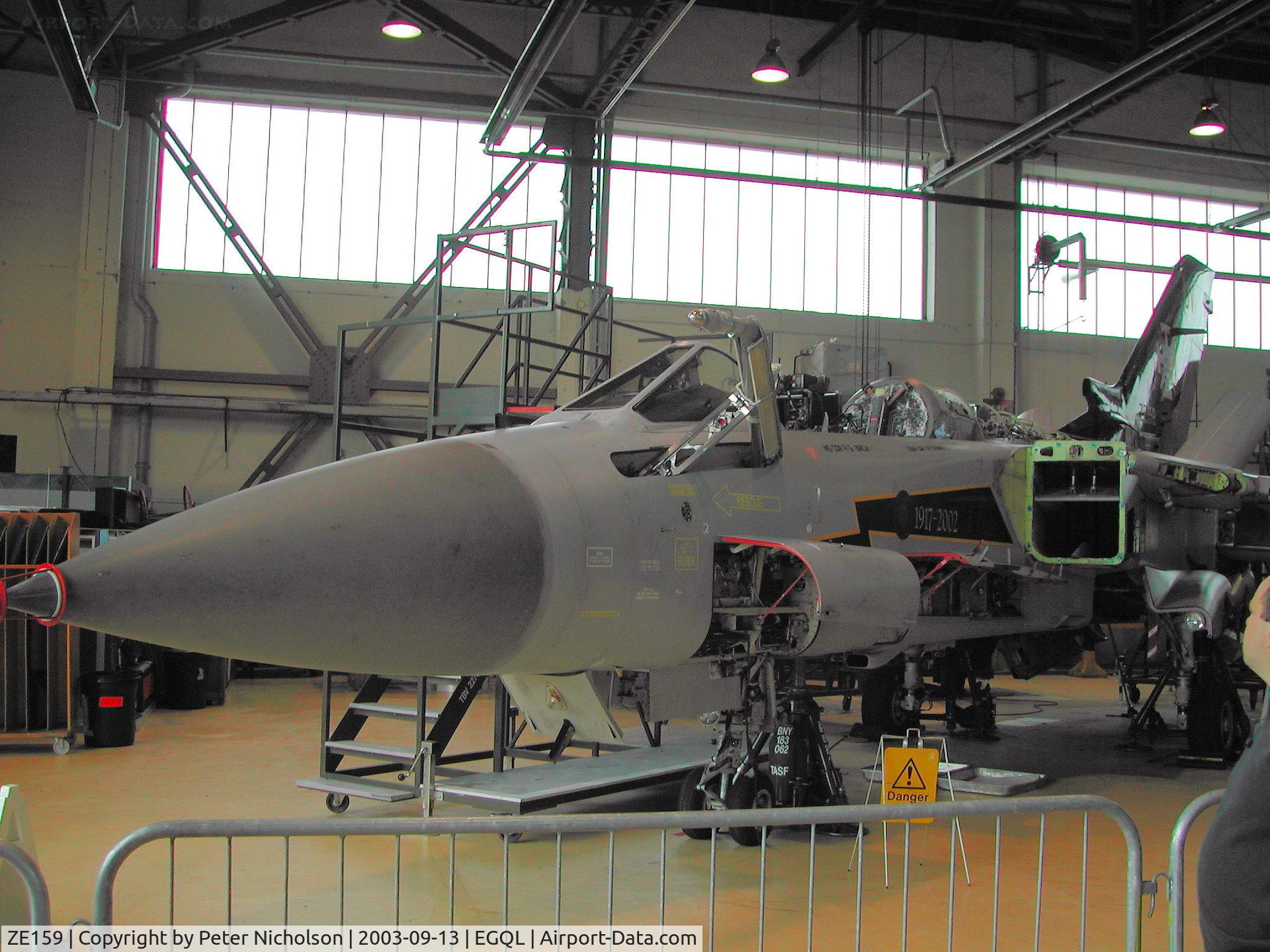ZE159, 1986 Panavia Tornado F.3 C/N 509/AS014/3229, Tornado F.3 of 111 Squadron on display at the 2003 RAF Leuchars Airshow.