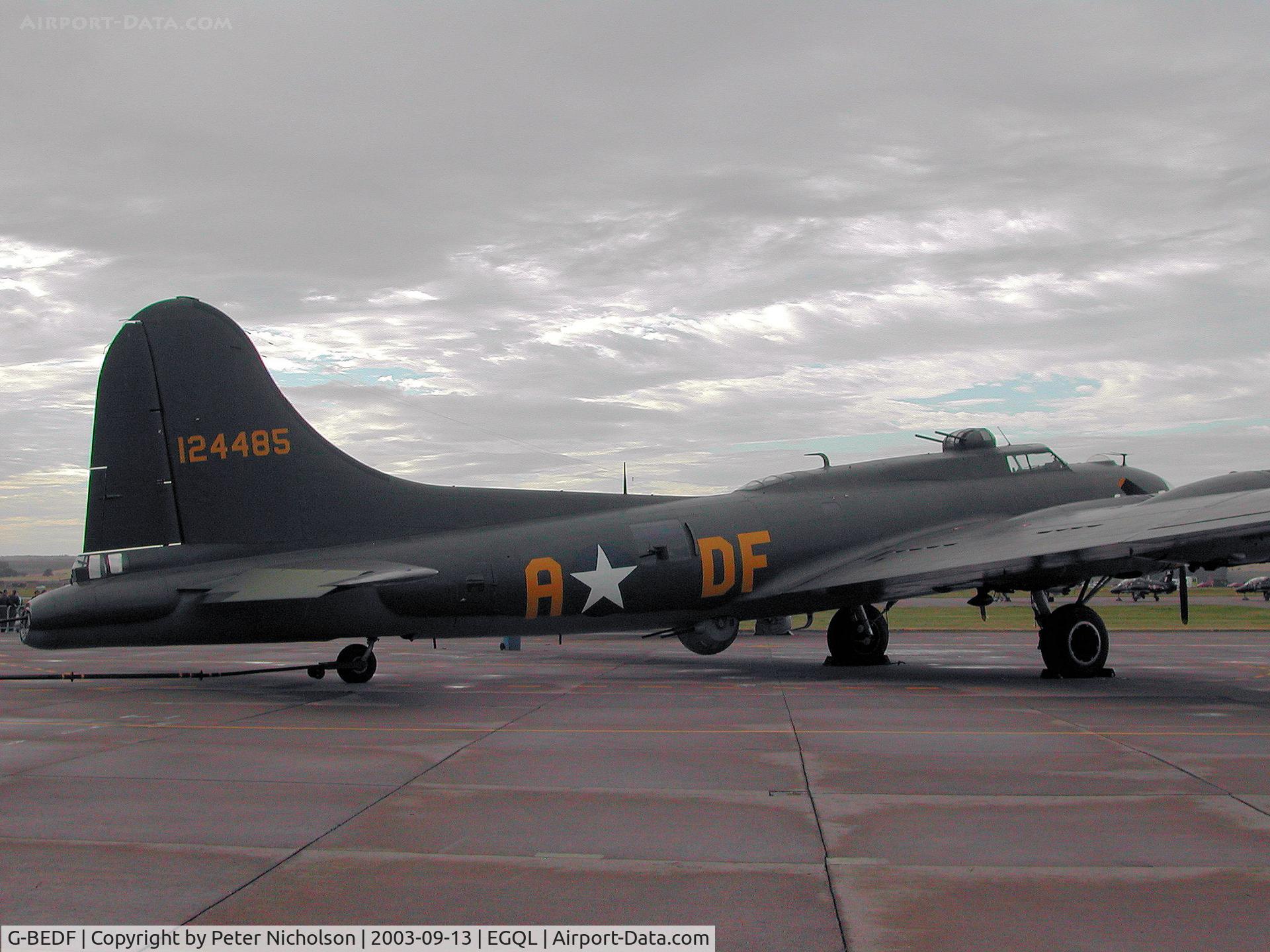 G-BEDF, 1944 Boeing B-17G Flying Fortress C/N 8693, B-17G Flying Fortress 
