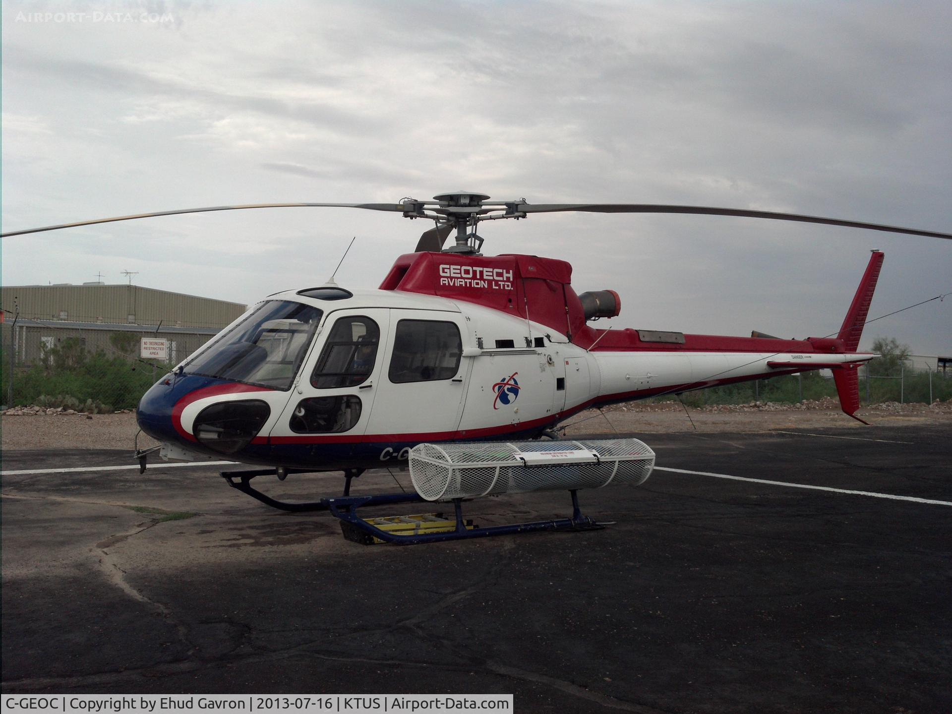 C-GEOC, 2009 Eurocopter AS-350B-3 Ecureuil Ecureuil C/N 4719, C-GEOC parked at SW Heli, Tucson AZ