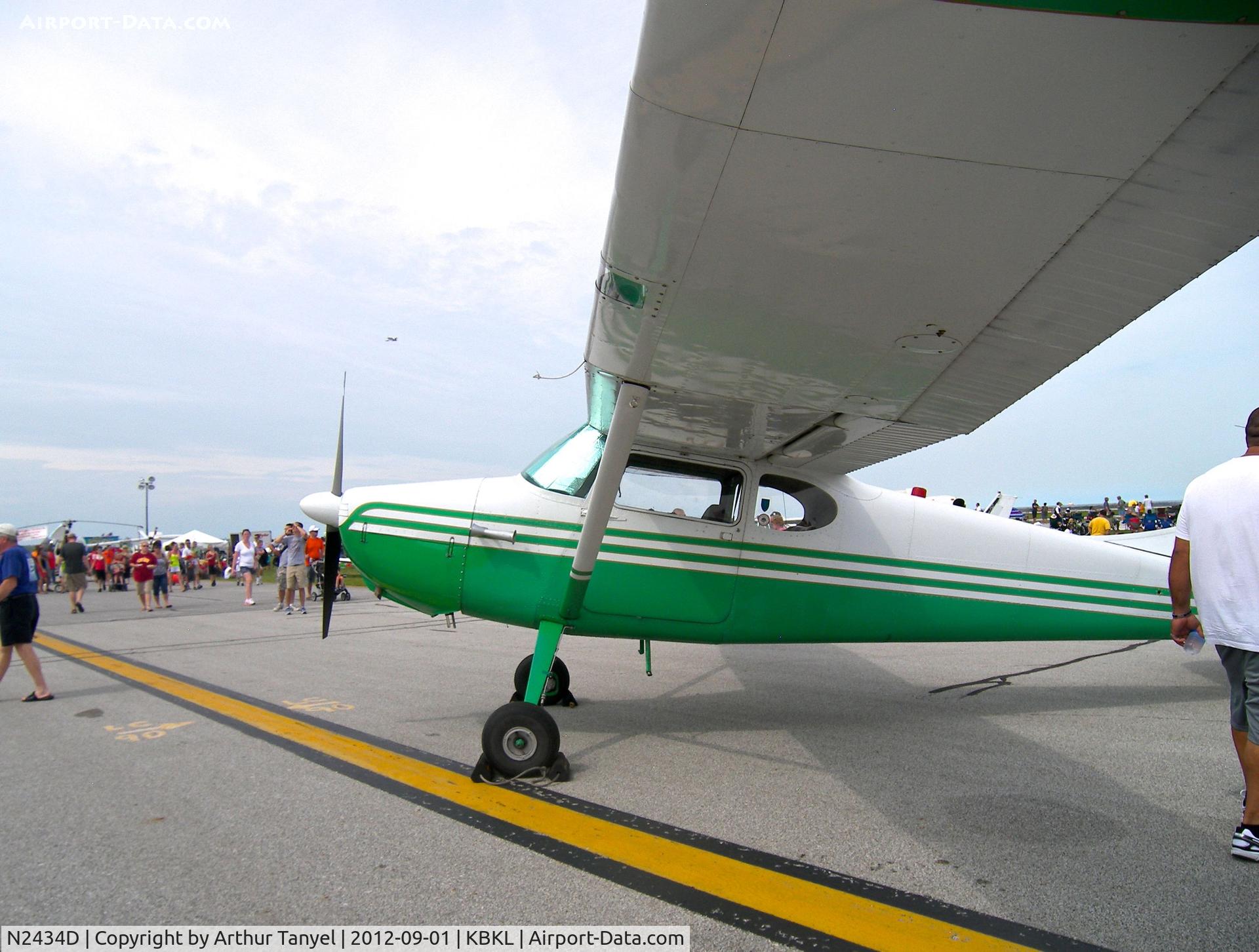 N2434D, 1952 Cessna 170B C/N 20586, On display @ 2012 Cleveland International Air Show