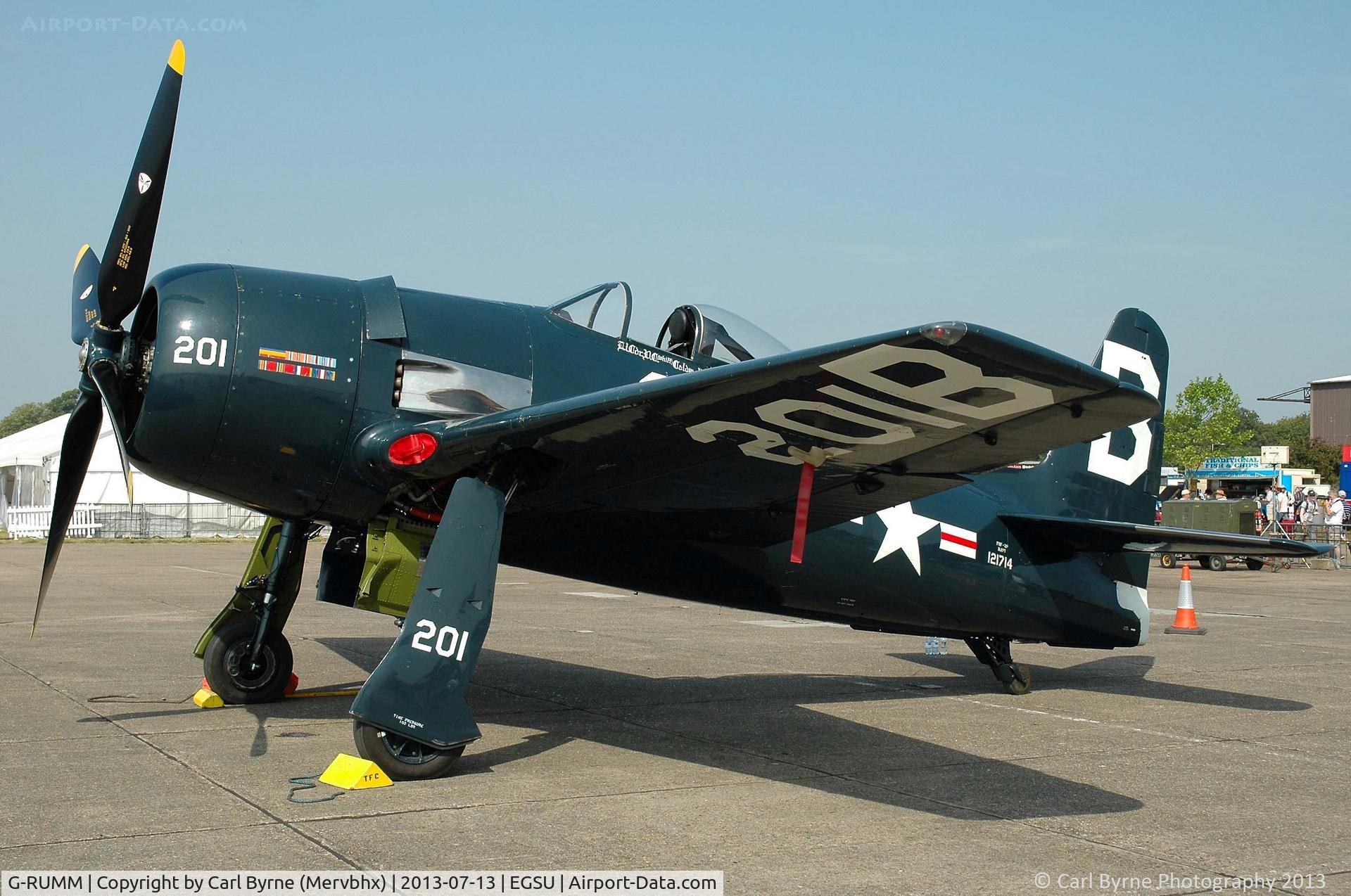 G-RUMM, 1948 Grumman F8F-2 (G58) Bearcat C/N D.1088, Part of the 