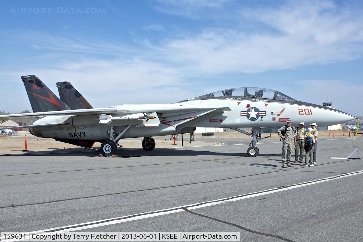 159631, Grumman F-14A Tomcat C/N 178, At 2013 Wings Over Gillespie Airshow in San Diego , California
