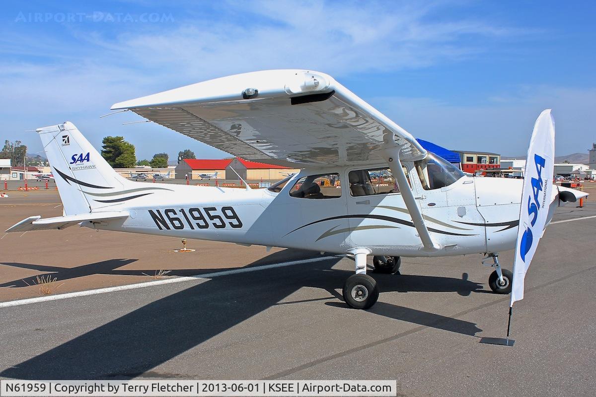 N61959, 2008 Cessna 172R C/N 17281542, At 2013 Wings Over Gillespie Airshow in San Diego , California