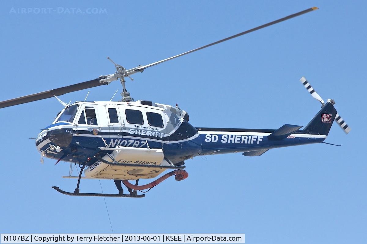 N107BZ, 1968 Bell 205A-1 C/N 30013, At 2013 Wings Over Gillespie Airshow in San Diego , California