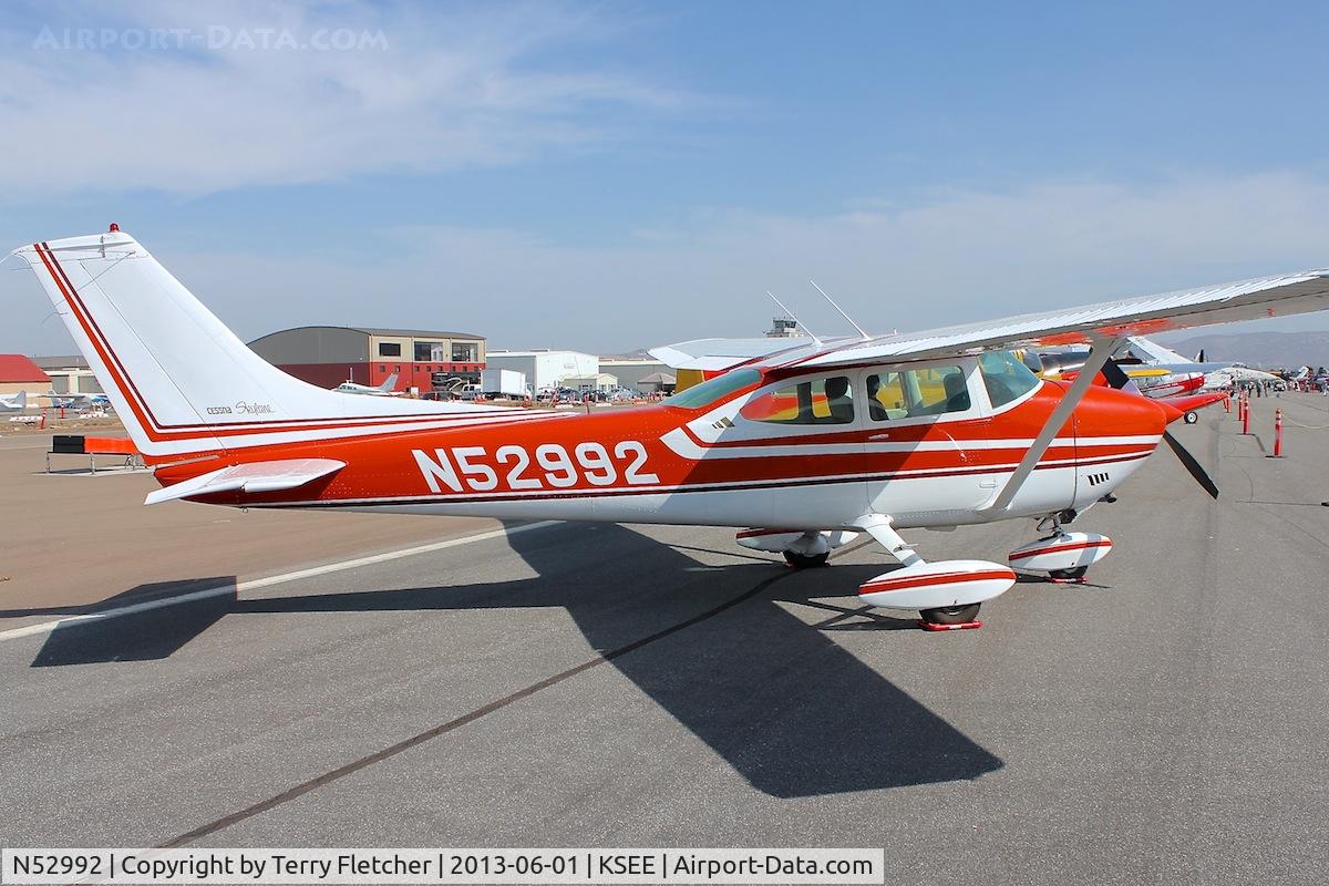 N52992, 1974 Cessna 182P Skylane C/N 18262991, At 2013 Wings Over Gillespie Airshow in San Diego , California