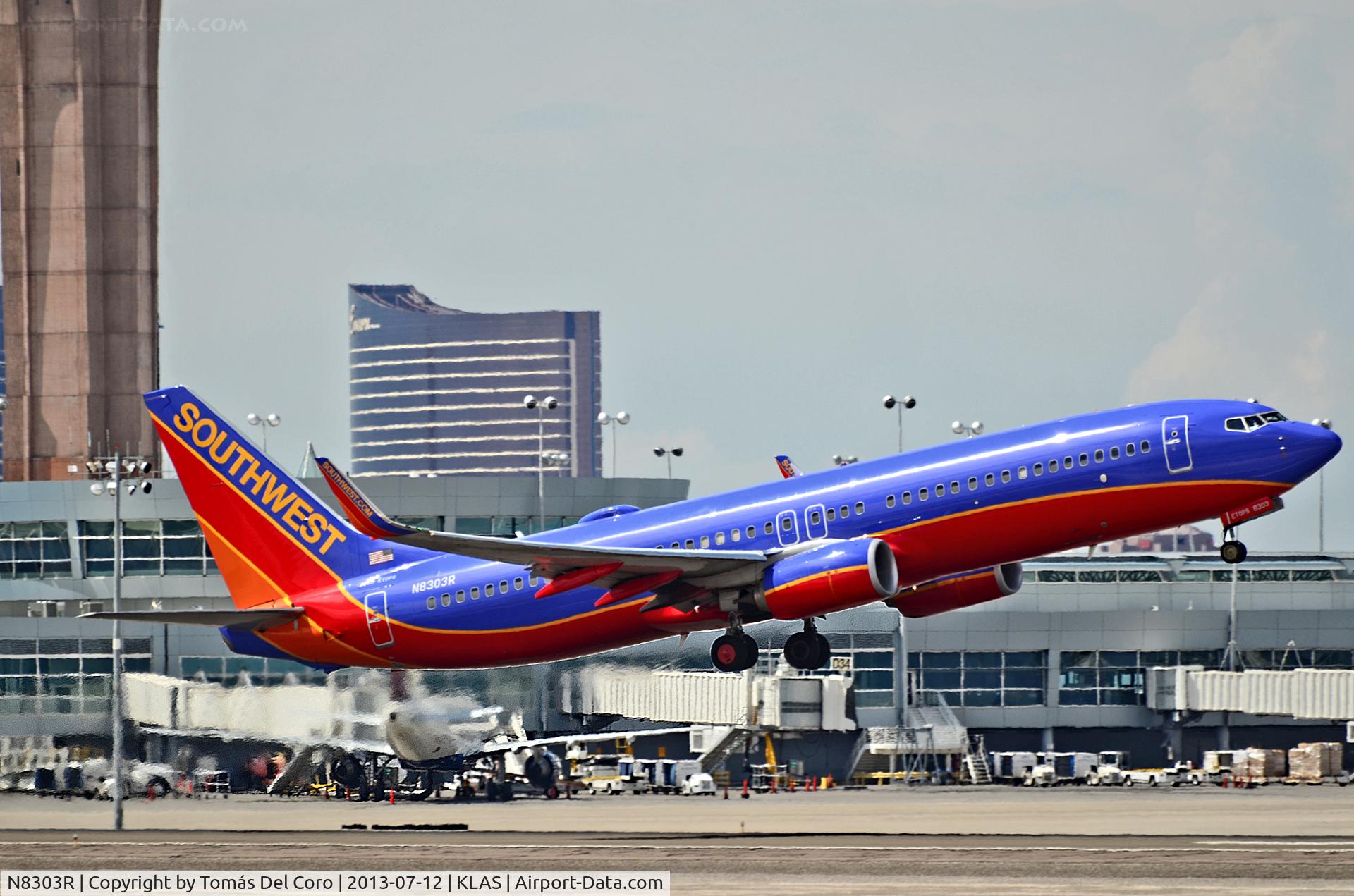 N8303R, 2012 Boeing 737-8H4 C/N 36681, N8303R Southwest Airlines Boeing 737-8H4 (cn 36681/3993)

McCarran International Airport (KLAS)
Las Vegas, Nevada
TDelCoro
July 12, 2013