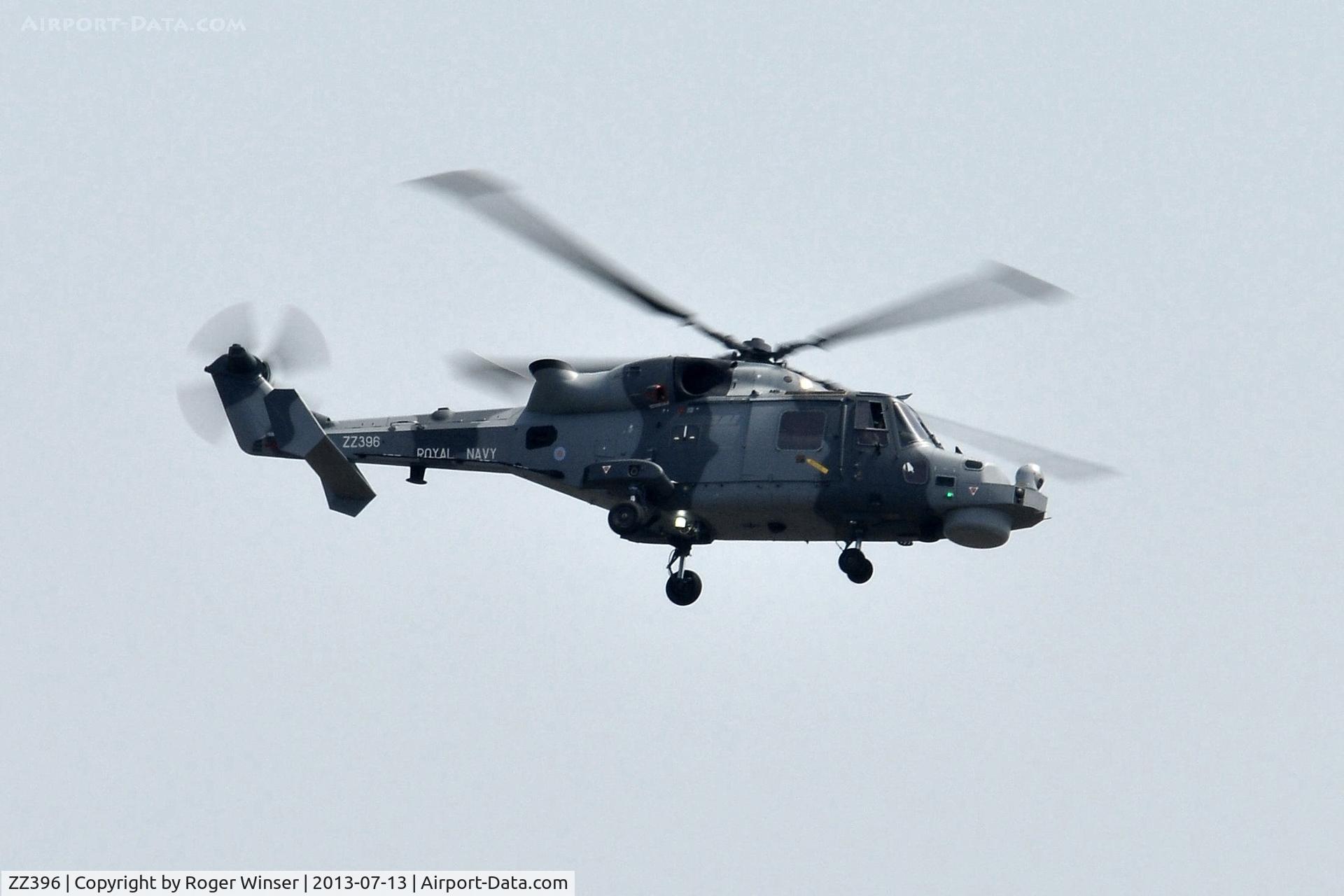ZZ396, 2012 AgustaWestland AW-159 Wildcat HMA.2 C/N 481, Off airport. The first production 