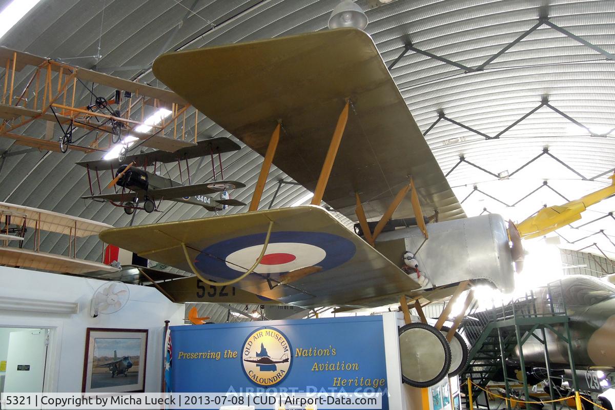 5321, Bristol Scout C Replica C/N Not found 5321, At the Queensland Air Museum, Caloundra