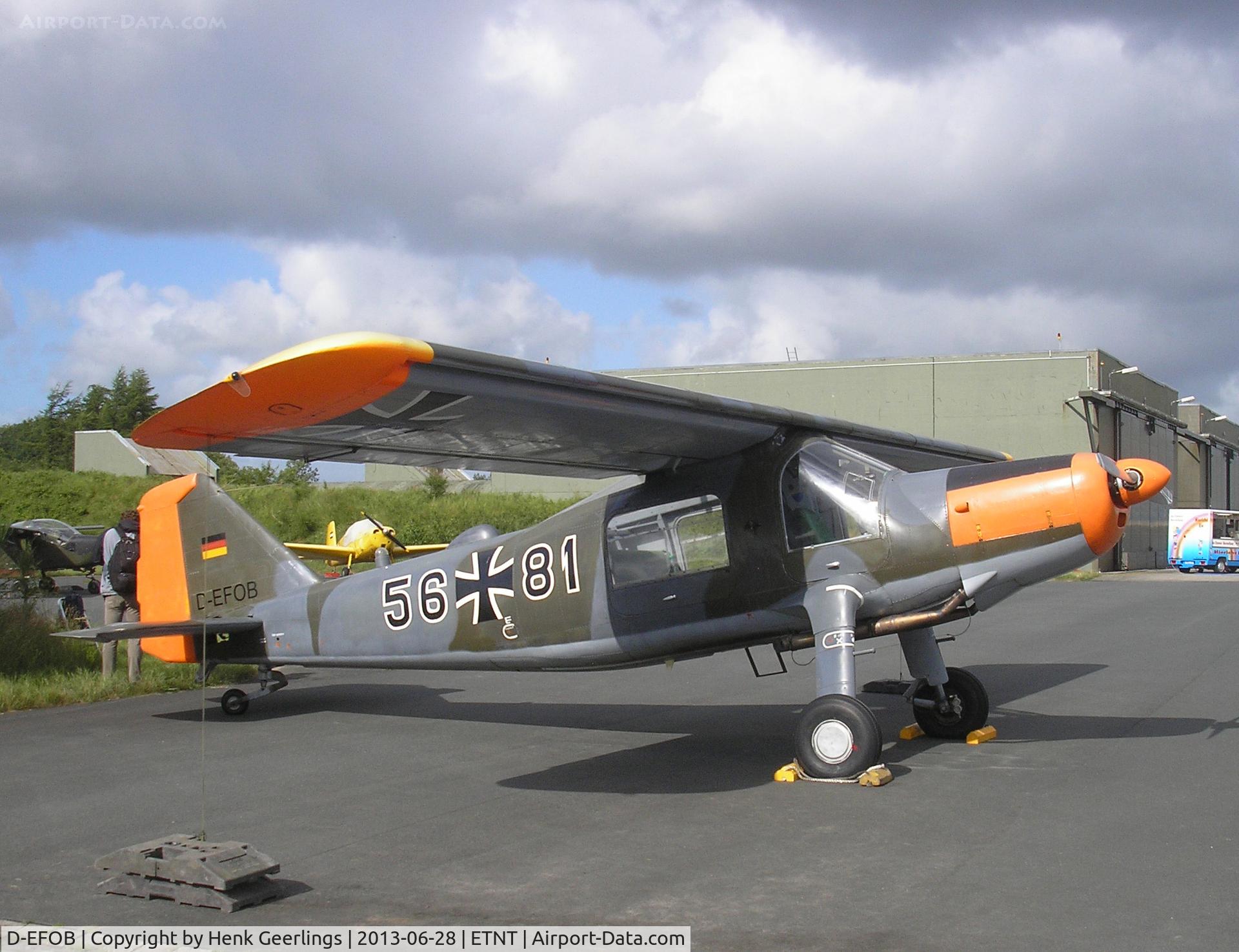 D-EFOB, Dornier Do-27B-5 C/N 389, Phantom - Farewell , Openday at Wittmund AFB, Germany