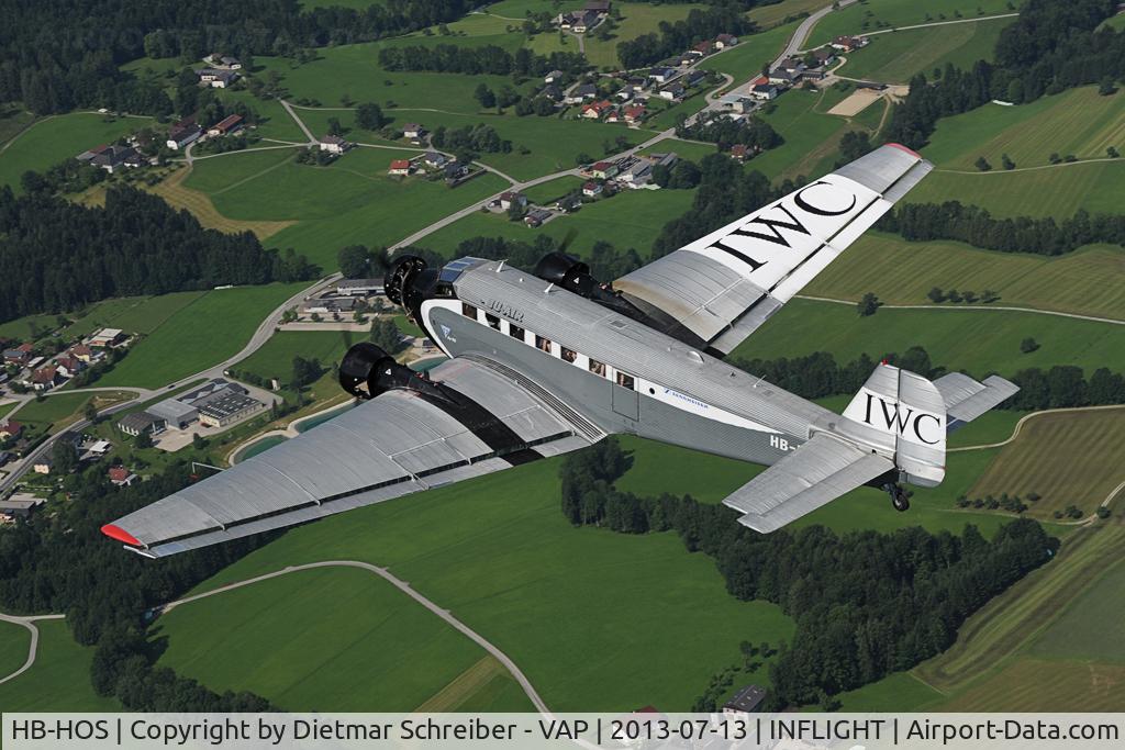 HB-HOS, 1939 Junkers Ju-52/3m g4e C/N 6580, Ju Air Junkers Ju52
