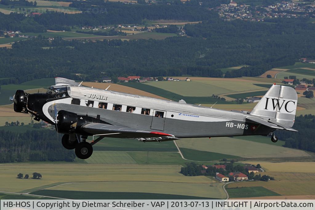 HB-HOS, 1939 Junkers Ju-52/3m g4e C/N 6580, Ju Air Junkers Ju52