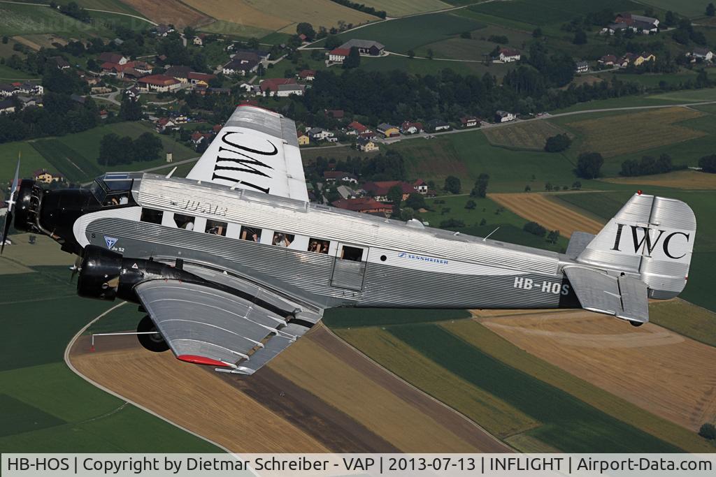 HB-HOS, 1939 Junkers Ju-52/3m g4e C/N 6580, Ju Air Junkers Ju52