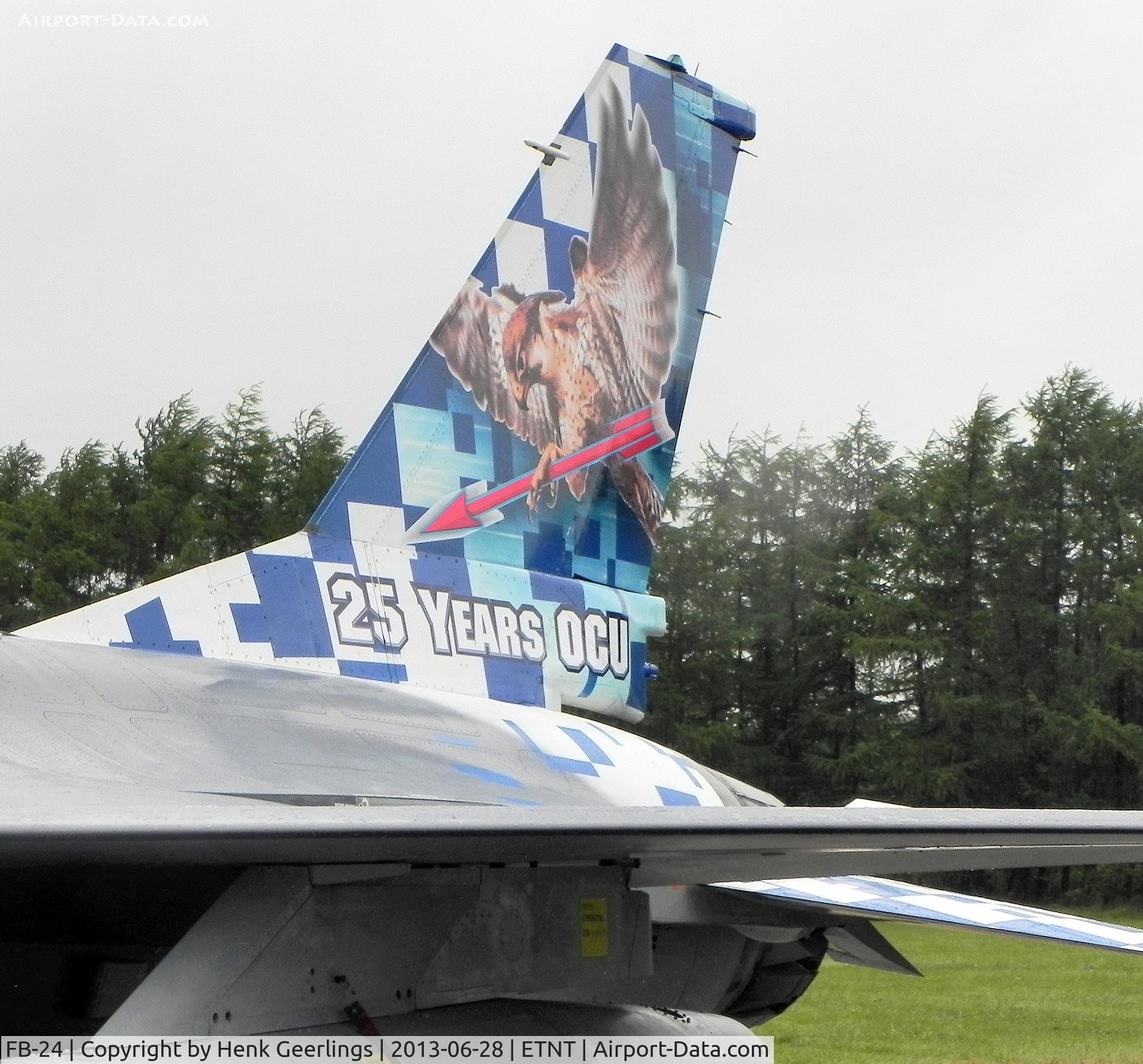 FB-24, General Dynamics F-16BM Fighting Falcon C/N 6J-24, Phantom - Farewell , Openday at Wittmund AFB, Germany 
Spcl cs Tail