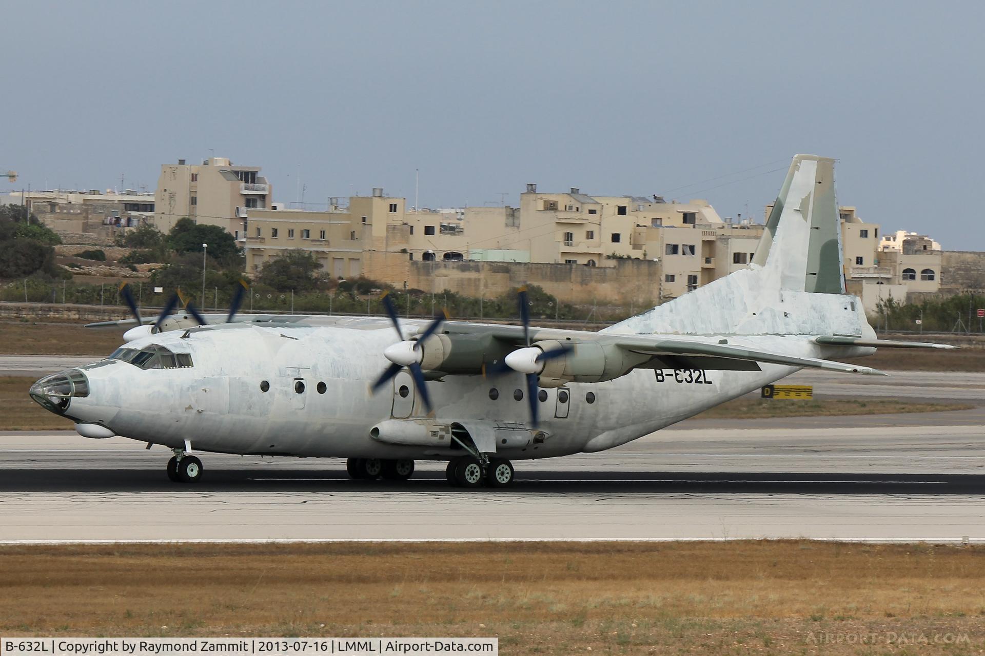 B-632L, Shaanxi Y-8F-200W Pegasus C/N 371804, Shaanxi Y-8 B-632L of Venezuelian Air Force staged in Malta during its delivery to the Venezuelian Air Force.Very rare!!!